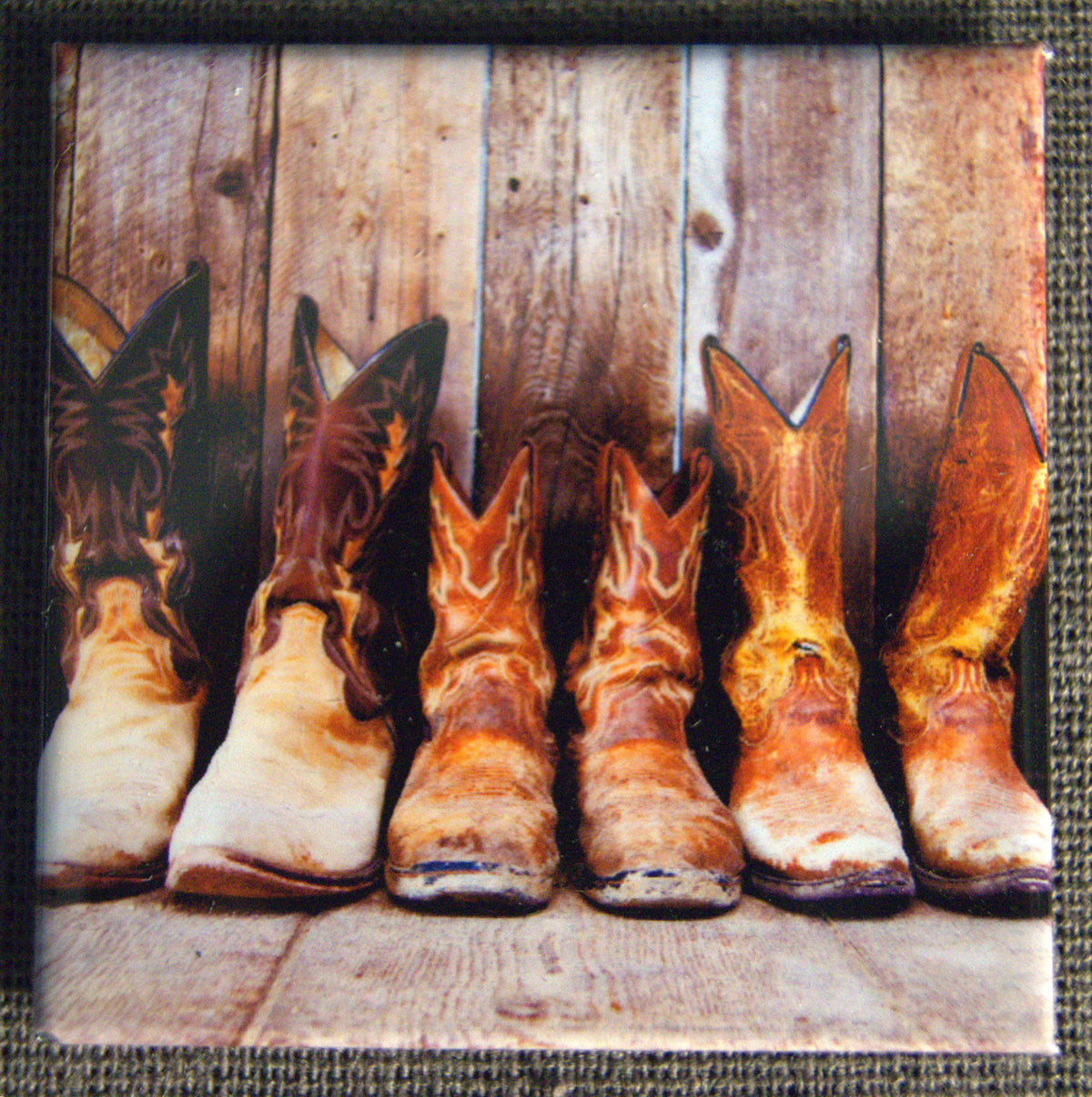 Ensemble de 4 aimants - Western