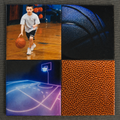 Ensemble de 4 aimants - Basketball