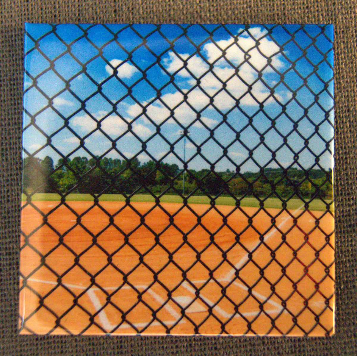 Ensemble de 4 aimants - Baseball