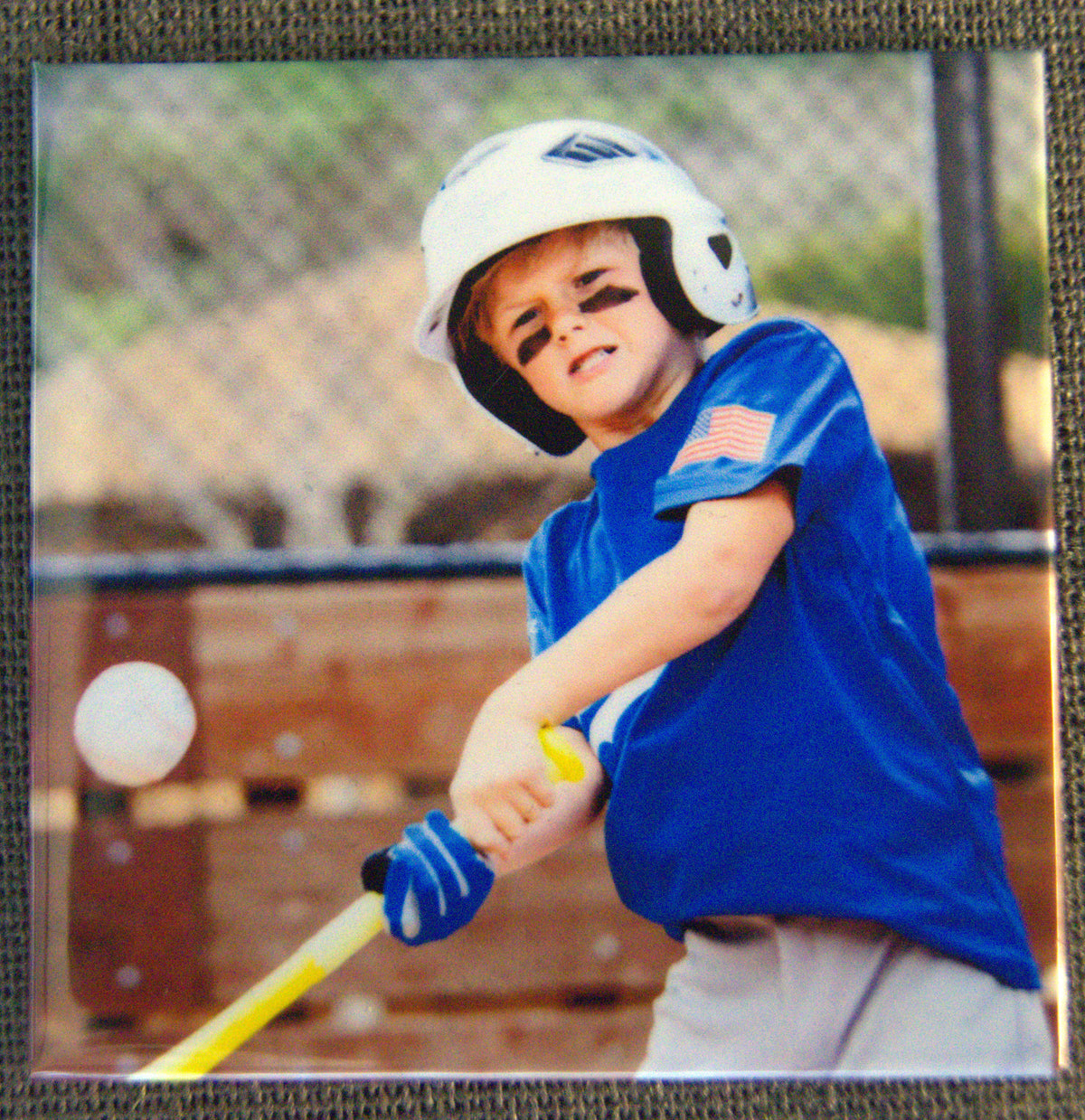 Ensemble de 4 aimants - Baseball
